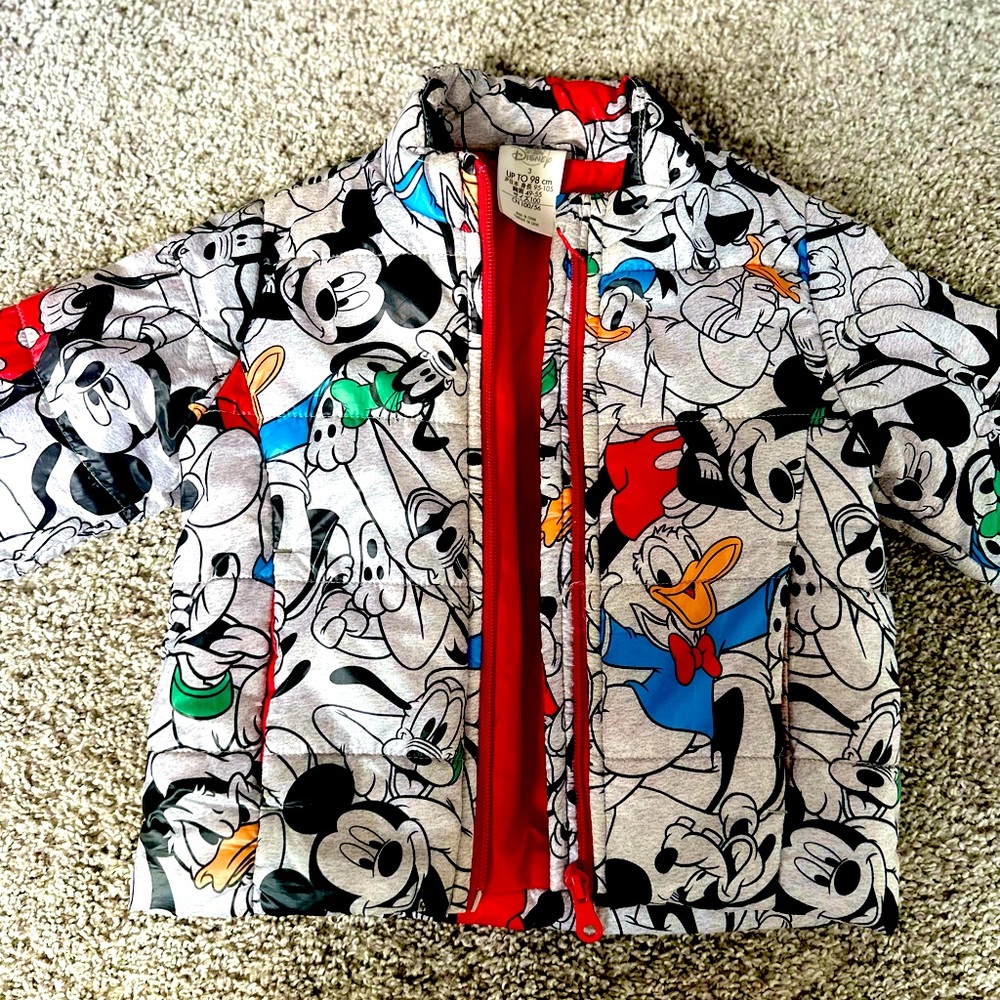 Disney Store Mickey and Friends Puffer Jacket For Kids